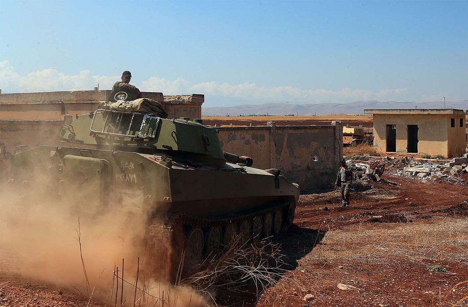 [ẢNH] Quân đội Syria thực hiện cuộc tấn công lớn nhất trong nhiều tháng tại miền Nam Idlib