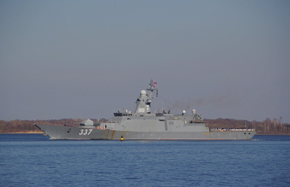 [ẢNH] Hải quân Nga chuẩn bị tiếp nhận tàu tên lửa tàng hình 2.000 tấn 