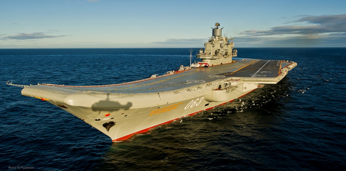 [ẢNH] Tàu sân bay mới của Nga mang tiêm kích Su-57K và hệ thống phòng không S-500K?