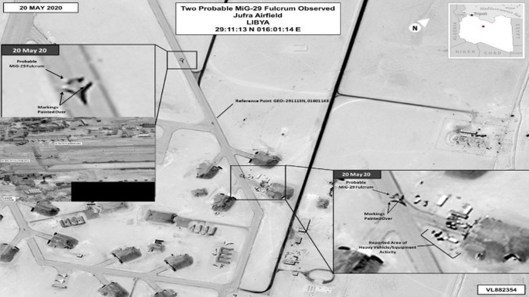 [ẢNH] Nga tiếp tục điều động số lượng lớn máy bay chiến đấu tới Libya?