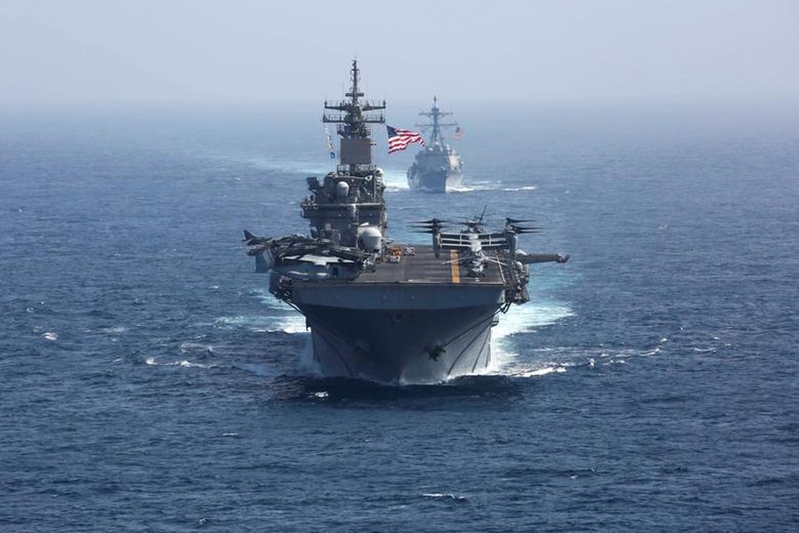 [ẢNH] Căng thẳng gia tăng, Mỹ - Iran cùng triển khai lực lượng đối phó nhau