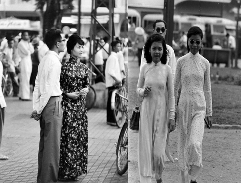 Ngắm nhìn hình ảnh phụ nữ Việt thướt tha trong tà áo dài xưa