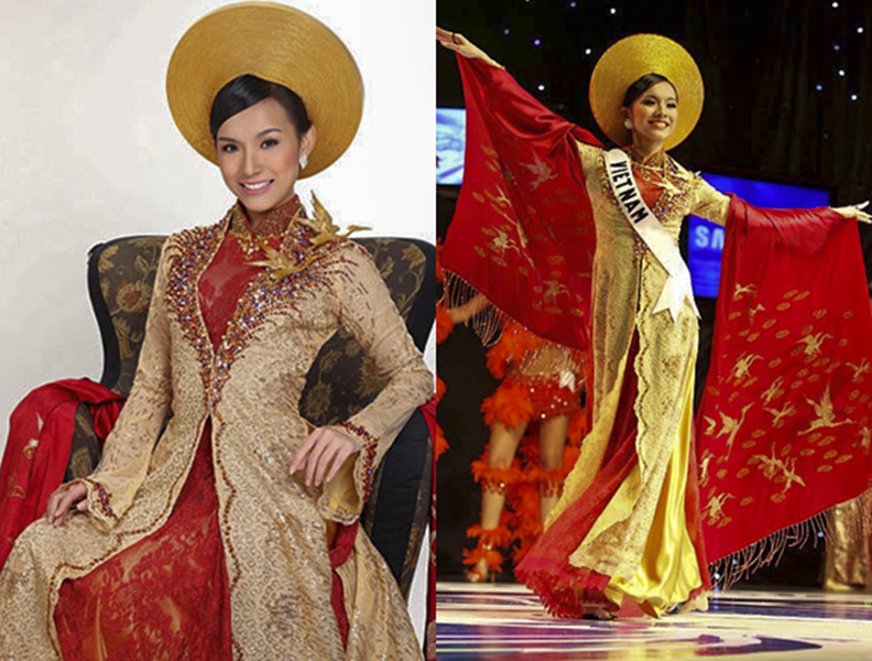 Những trang phục dân tộc Việt Nam từng chinh chến tại Miss Universe