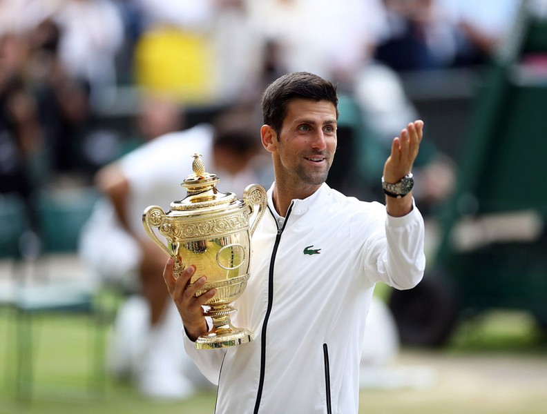 [ẢNH] Novak Djokovic: Vỡ oà giây phút đăng quang ngôi vương Wimbledon 2019
