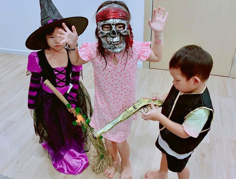 [ẢNH] Dàn sao và gia đình tưng bừng hóa trang độc đáo dịp Halloween