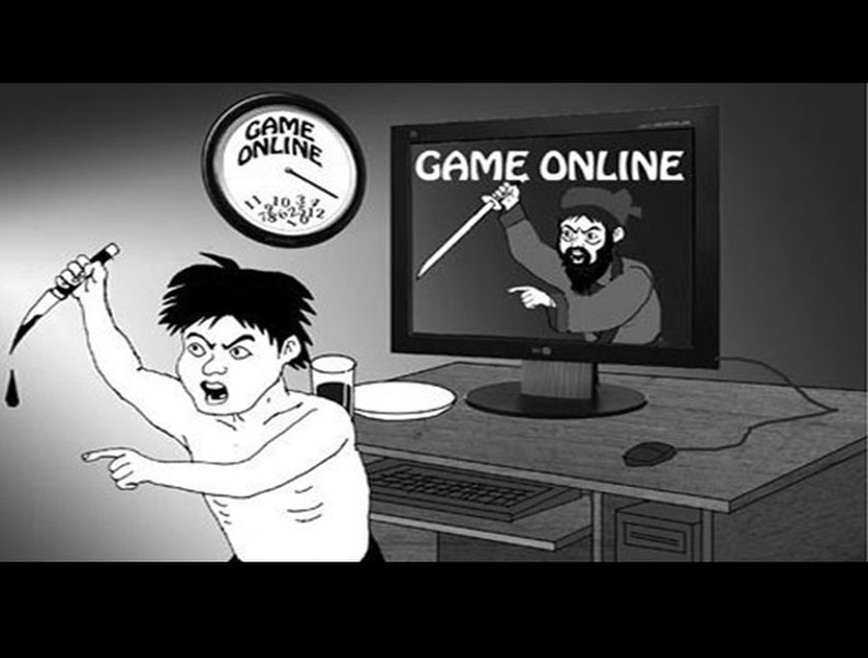 [ẢNH] Giật mình trước hậu quả khủng khiếp của việc nghiện game online