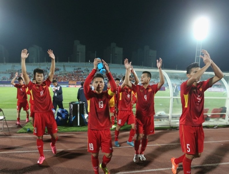 Chùm ảnh: U20 Việt Nam đan xen cảm xúc ở trận mở màn World Cup