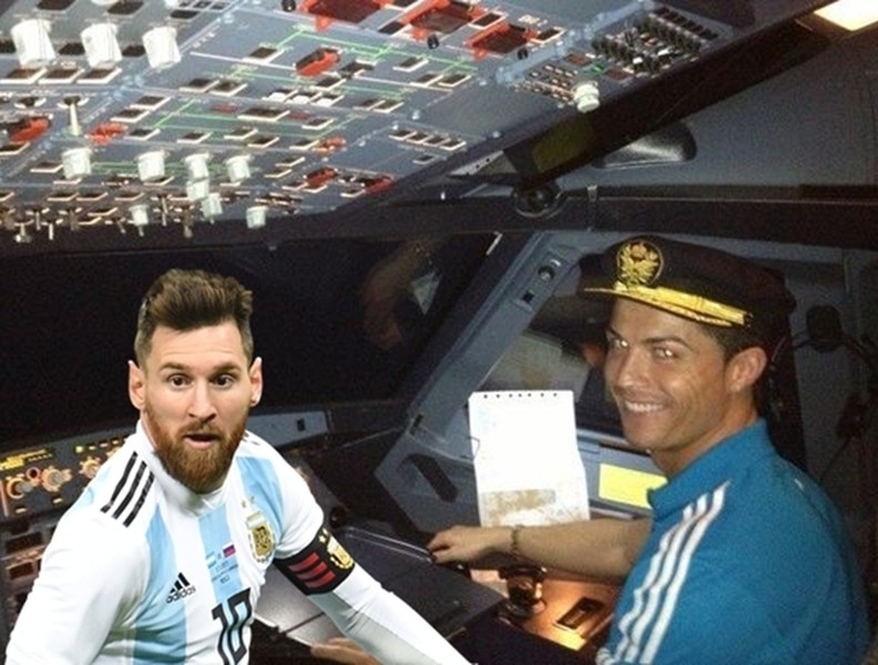 Ảnh chế cười vỡ bụng: Bị loại cay đắng, Messi rủ Ronaldo sang Việt Nam uống bia hơi giải sầu