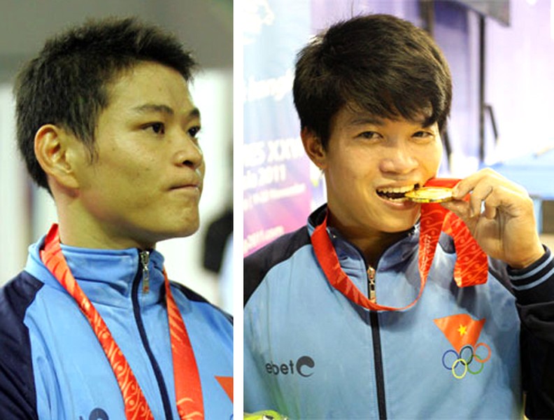 Cuộc ganh đua xuyên 4 kỳ SEA Games giữa lực sỹ Kim Tuấn và đàn anh Quốc Toàn