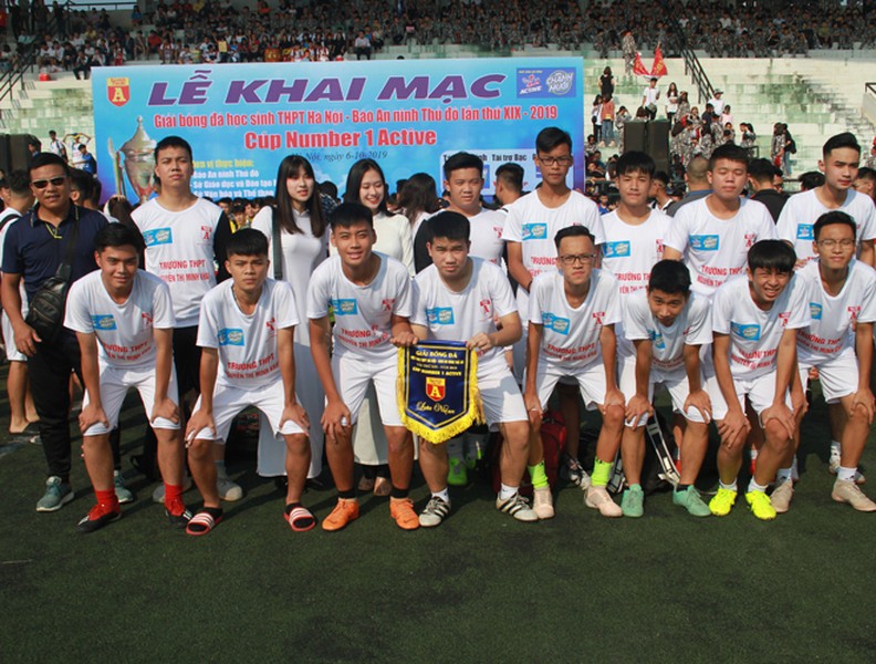 [ẢNH] Toàn cảnh lễ khai mạc giải bóng đá học sinh THPT Hà Nội 2019