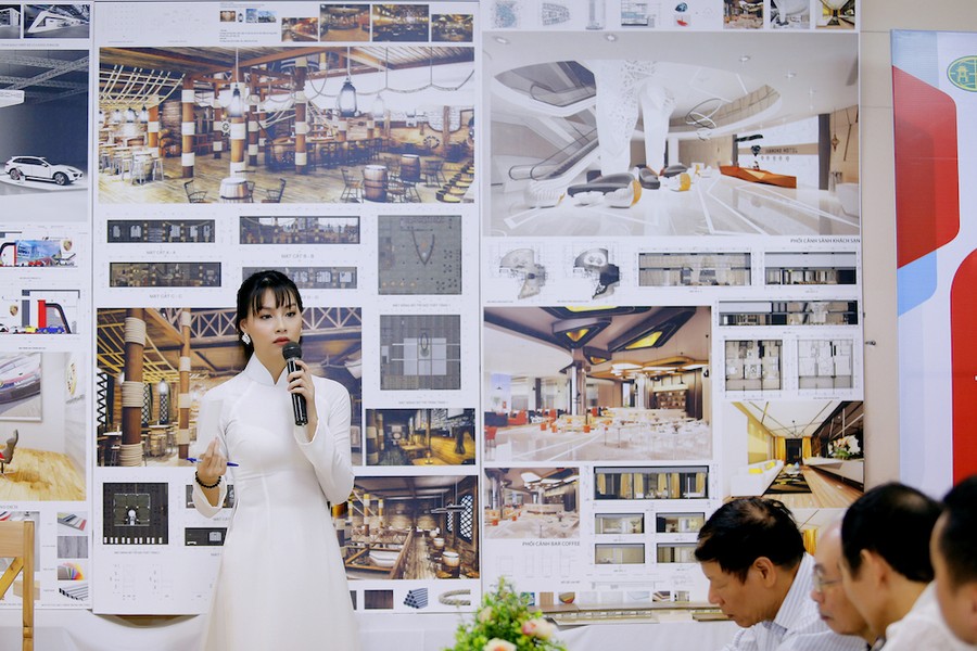 Hoa hậu biển Thuỳ Trang xuất sắc tốt nghiệp thủ khoa ngành thiết kế nội thất