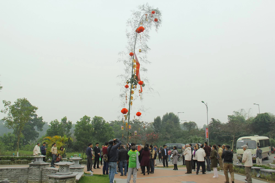 Ý nghĩa dựng cây nêu trong ngày Tết của người Việt