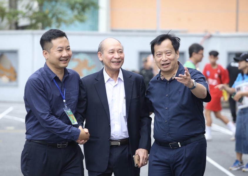 Toàn cảnh lễ khai mạc giải bóng đá học sinh THPT Hà Nội - An ninh Thủ đô 2023