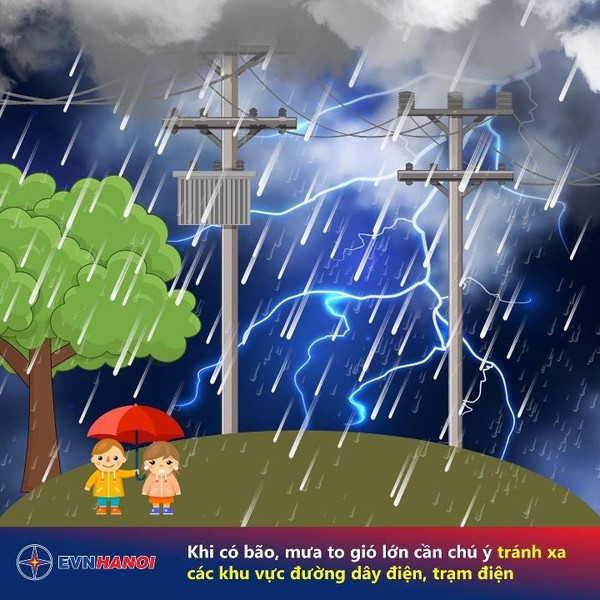 Đề cao cảnh giác tai nạn điện trong mùa mưa bão