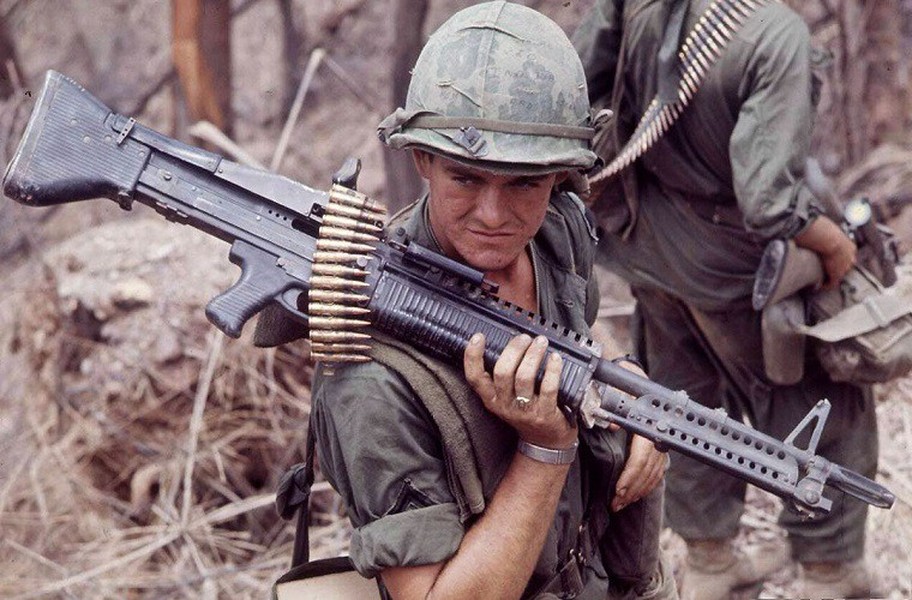 [ẢNH] Ngạc nhiên khẩu súng máy Mỹ trong biên chế quân đội Việt Nam