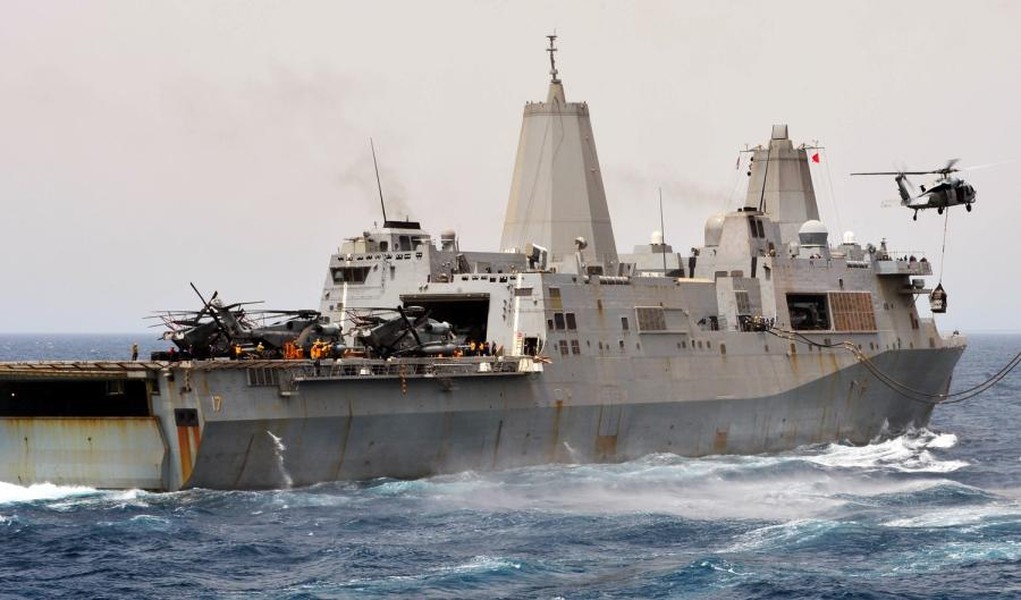 [ẢNH] Siêu tàu đổ bộ khổng lồ của Mỹ có nguy cơ bị vô hiệu hóa vì Covid-19