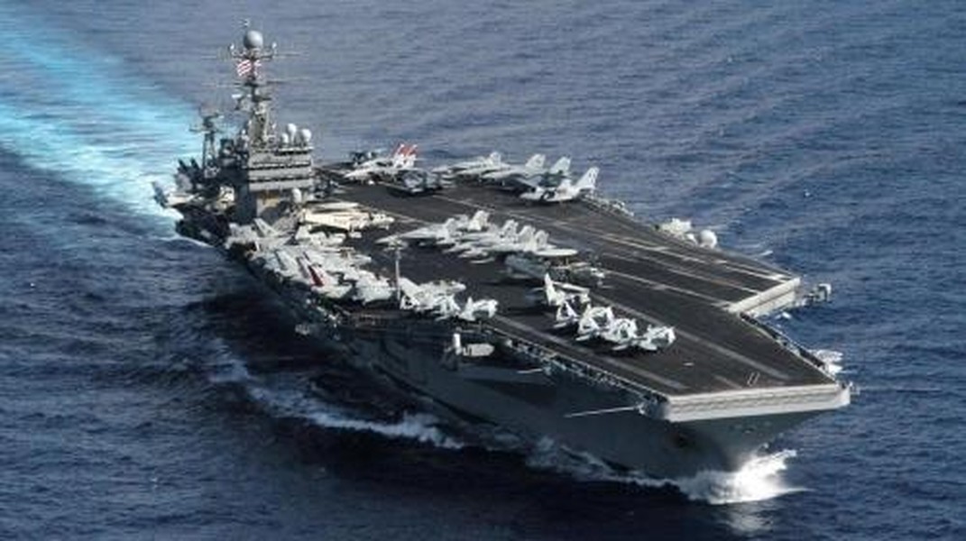 [ẢNH] Mỹ đưa tàu sân bay vào phá thế cờ Trung Quốc giăng tại biển Đông