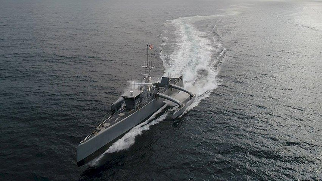 [ẢNH] Thợ săn tàu ngầm không người lái Sea Hunter được Mỹ đưa vào biên chế