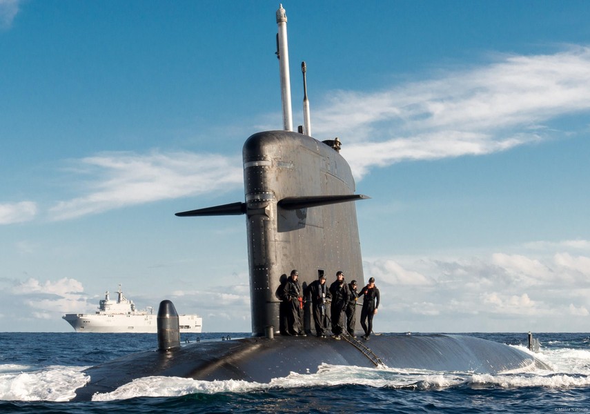 [ẢNH] Tàu ngầm hạt nhân Pháp tuần tra đảm bảo tự do hàng hải ở biển Đông