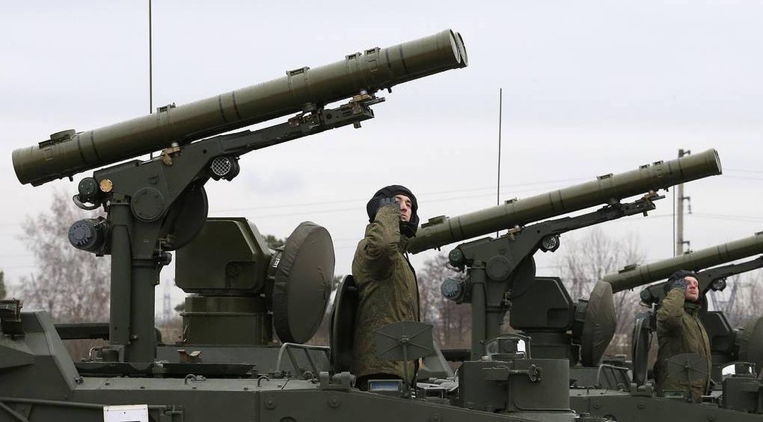 [ẢNH] Với tên lửa Khrizantema-S, Nga có thể dễ dàng phá hủy mọi loại xe tăng NATO