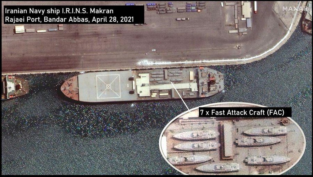[ẢNH] Iran chuyển vũ khí gây khó chịu cho tàu sân bay Mỹ ra Đại Tây Dương 