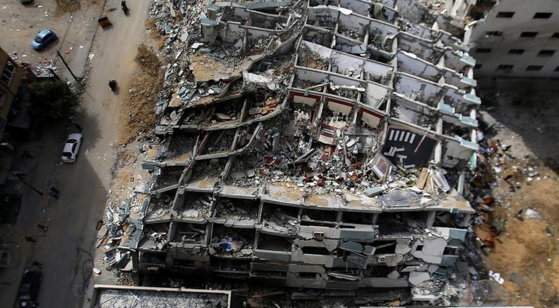 [ẢNH] Lý do không kích đánh sập tòa báo Gaza vừa được Israel tiết lộ