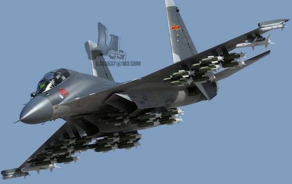 [ẢNH] Lo sợ Rafale, Trung Quốc điều J-16 tới sát biên giới với Ấn Độ