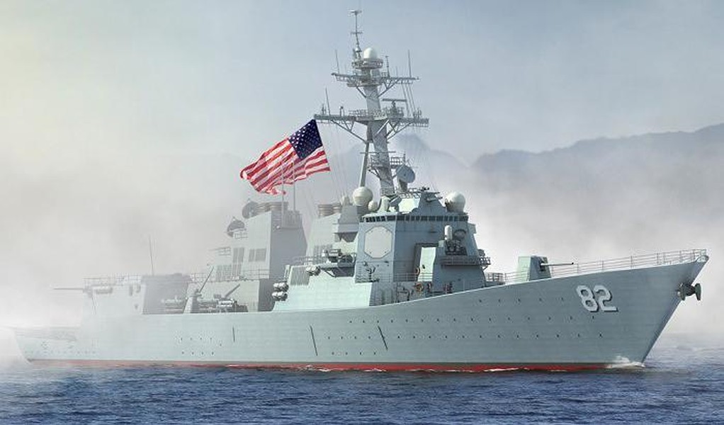 [ẢNH] Khu trục hạm Mỹ mang tên lửa hành trình cập cảng Ukraine 