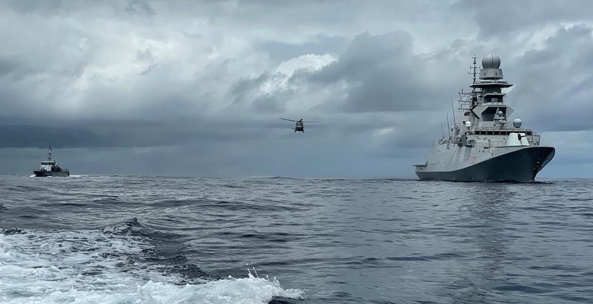 [ẢNH] Chiến hạm Italy tiến vào biển Đen, căng thẳng NATO - Nga leo thang
