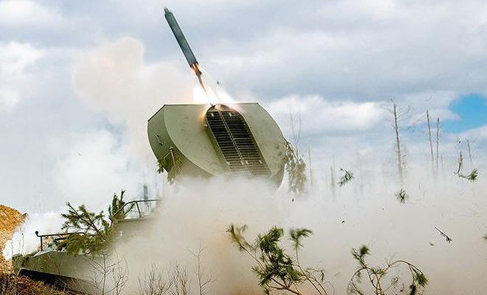 [ẢNH] Syria dùng 'rồng lửa đa đầu' UR-77 để hủy diệt phiến quân