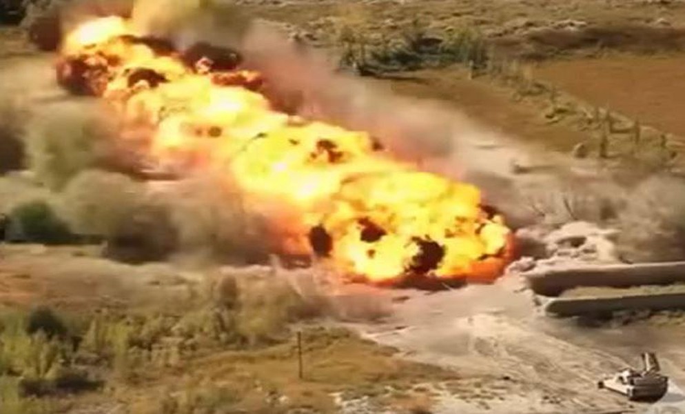 [ẢNH] Syria dùng 'rồng lửa đa đầu' UR-77 để hủy diệt phiến quân