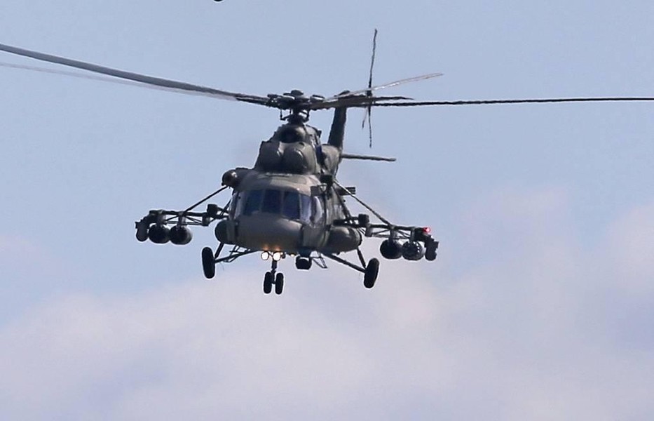 [ẢNH] Bất ngờ trực thăng Nga xuất hiện tại 