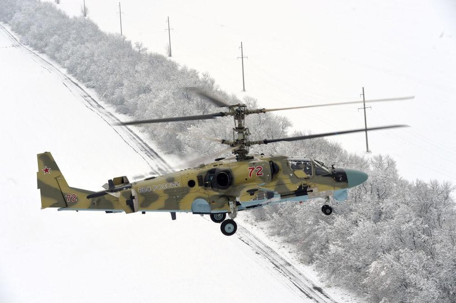 [ẢNH] Trực thăng tấn công Ka-52 Nga không kích dữ dội phiến quân Syria thân Thổ Nhĩ Kỳ