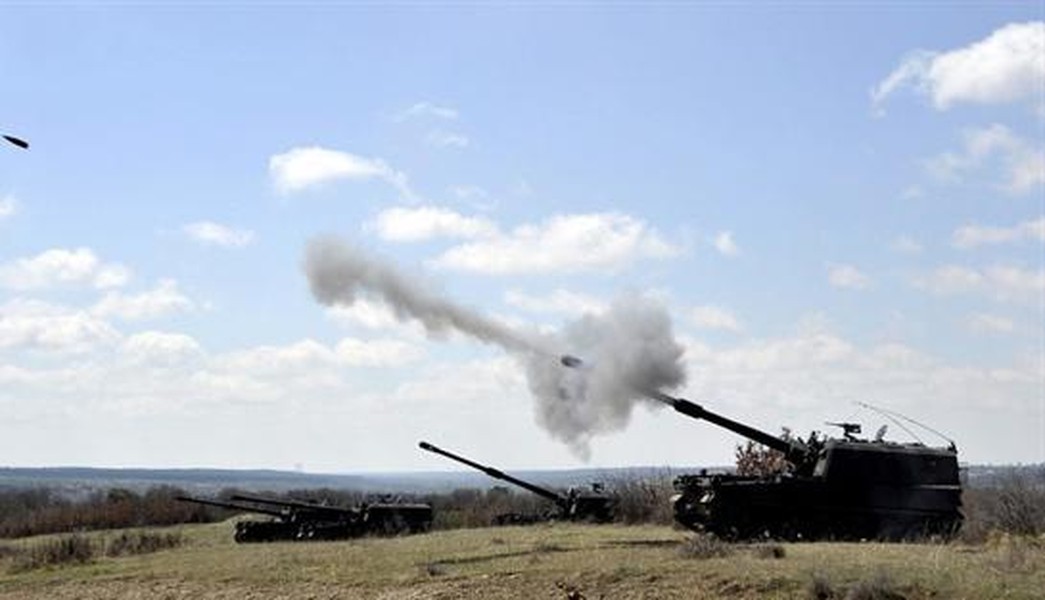 [ẢNH] Siêu pháo tự hành T-155 Thổ Nhĩ Kỳ tới Idlib, sẵn sàng đối đầu liên quân Nga-Syria