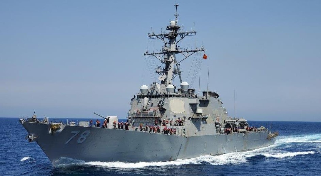 Chiến hạm Mỹ mang tên lửa Tomahawk đi vào biển Đen giữa lúc tình hình Ukraine căng thẳng