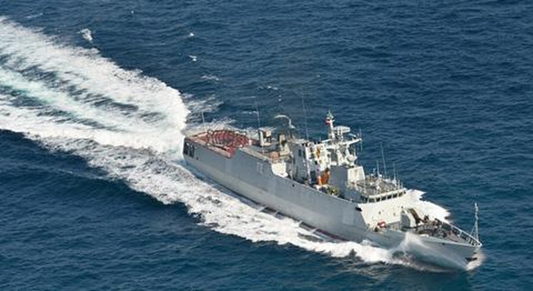 Trung Quốc hoán cải chiến hạm hộ vệ tàng hình thành tàu hải cảnh