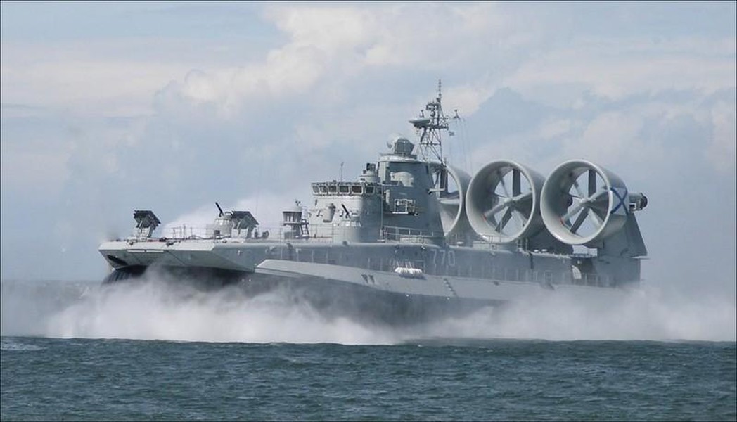 Siêu tàu đổ bộ đệm khí lớn nhất thế giới, kỳ quan công nghệ quân sự Liên Xô