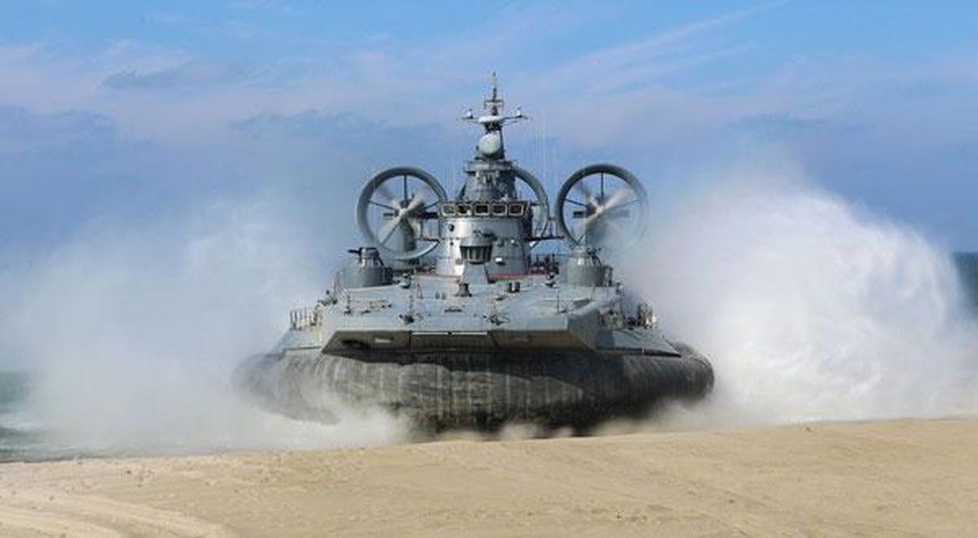 Siêu tàu đổ bộ đệm khí lớn nhất thế giới, kỳ quan công nghệ quân sự Liên Xô