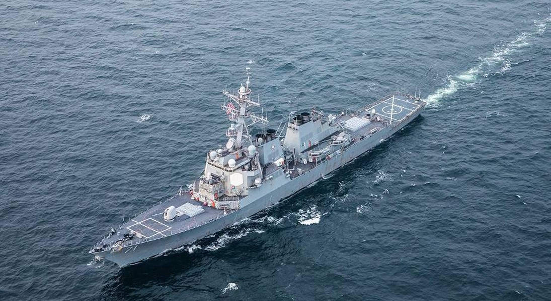 Chiến hạm Mỹ mang tên lửa Tomahawk đến biển Đen giữa lúc tình hình Ukraine căng thẳng