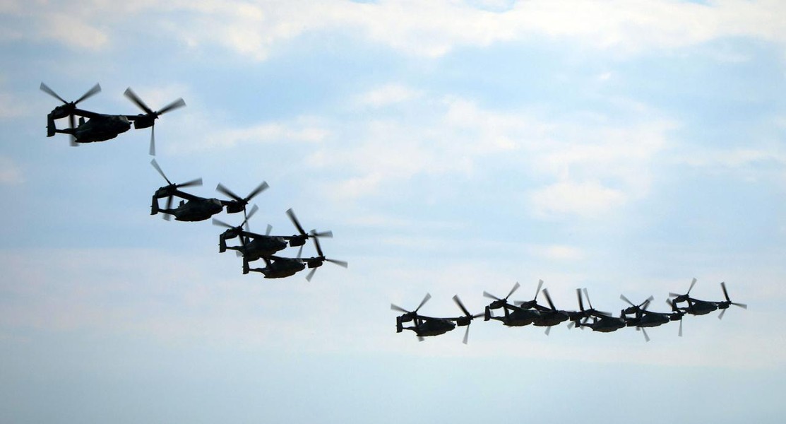 Trực thăng siêu dị V-22 Mỹ rơi ngay trong tập trận của NATO