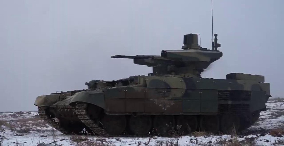 Hình ảnh đầu tiên về 'Kẻ hủy diệt' BMPT-3 của Nga tham chiến tại Ukraine