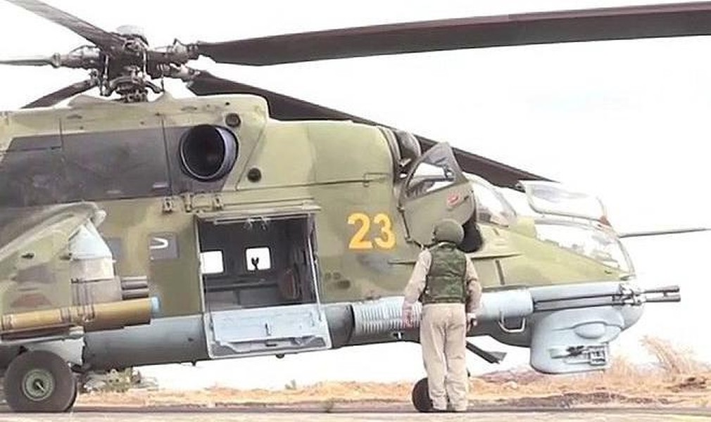 Trực thăng tấn công Mi-24 Nga xuất sắc tránh tên lửa phòng không Ukraine