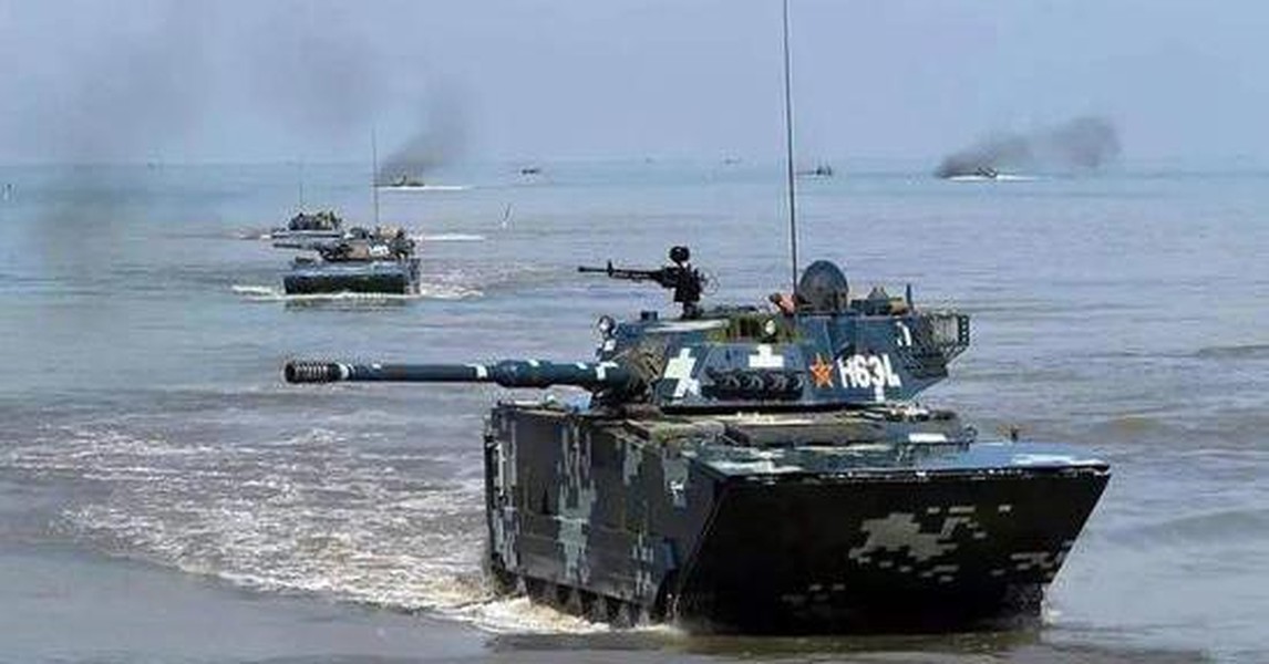 Trung Quốc điều 'báo thép' ZTD-05 tuần tra đối diện eo biển Đài Loan 