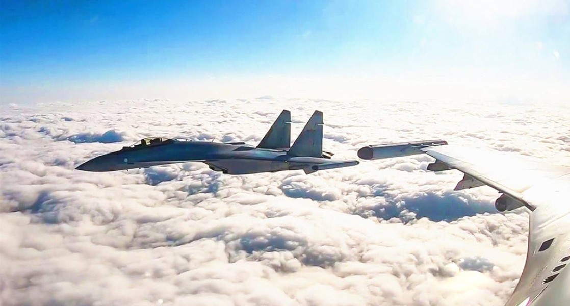 Chiến đấu cơ Su-35 Trung Quốc áp sát đảo Đài Loan khi bà Pelosi tới thăm