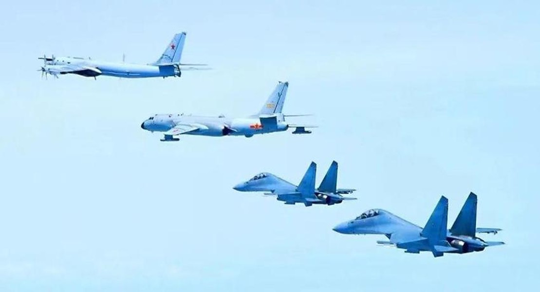 Trung Quốc điều 21 máy bay trong đó có 'át chủ' J-16 xâm nhập ADIZ Đài Loan