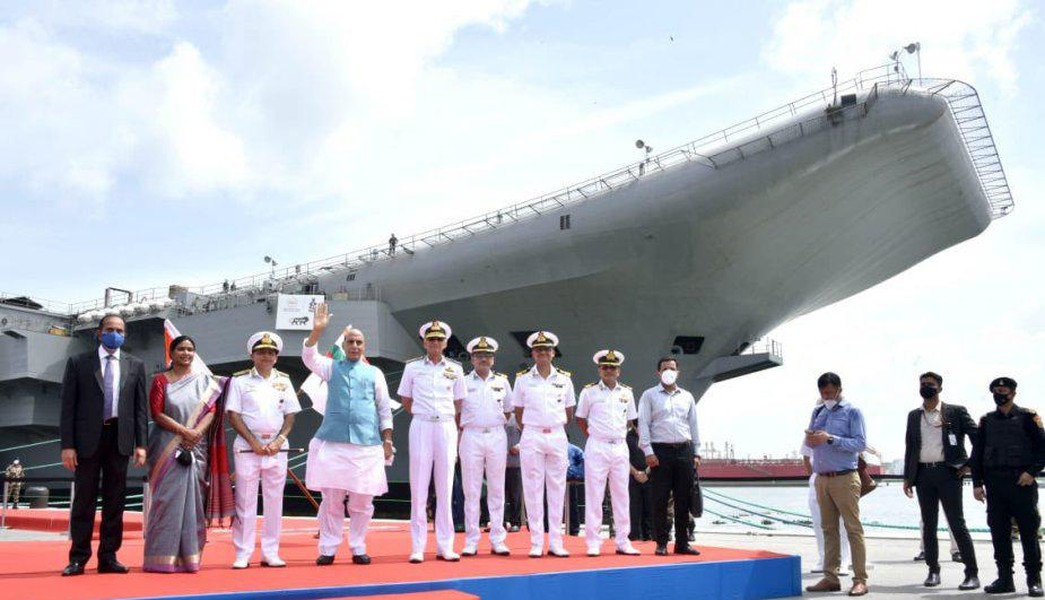 Ấn Độ biên chế tàu sân bay nội địa đầu tiên NS Vikrant 