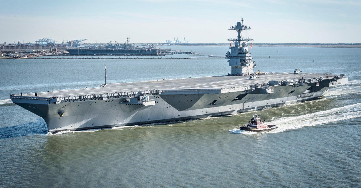 Siêu tàu sân bay USS Gerald R. Ford đắt nhất của Mỹ lần đầu triển khai
