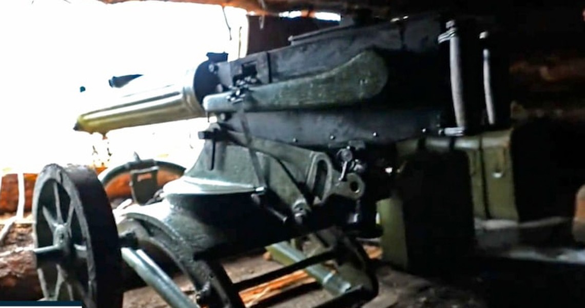 Súng máy cổ PM M1910 chống 'chiến thuật biển người' được ưa chuộng trở lại