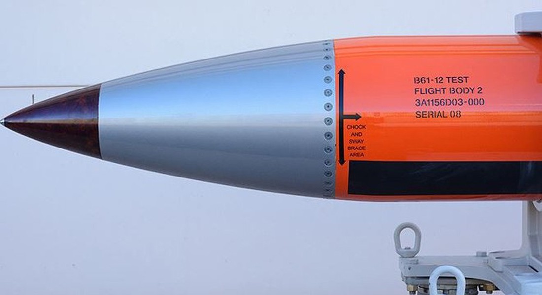 Bom B61-12, loại vũ khí hạt nhân chiến thuật đáng sợ Mỹ triển khai tại châu Âu