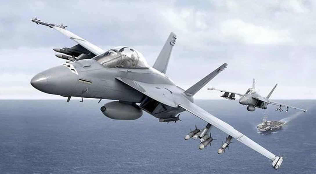 Tiêm kích F/A-18 Super Hornet giúp Mỹ đối phó đòn tập kích của Houthi